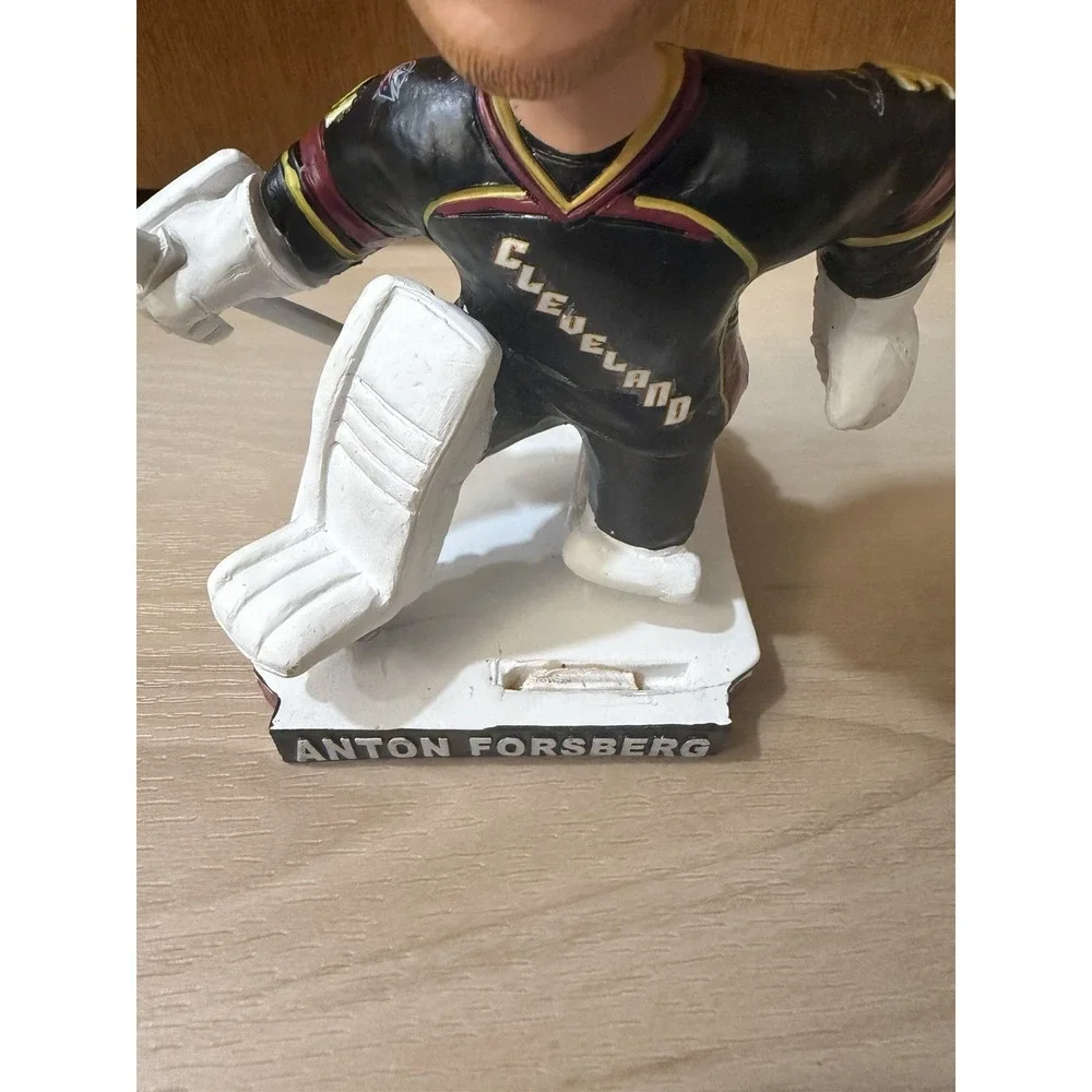 Anton Forsberg Cleveland Monsters SGA Bobblehead Hockey Collectible‎ Figure Flaw